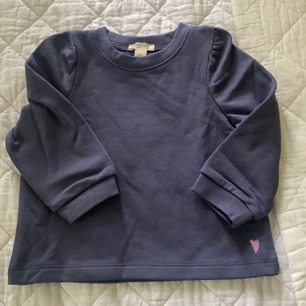 Crewcuts sweatshirt XXS, NWOT